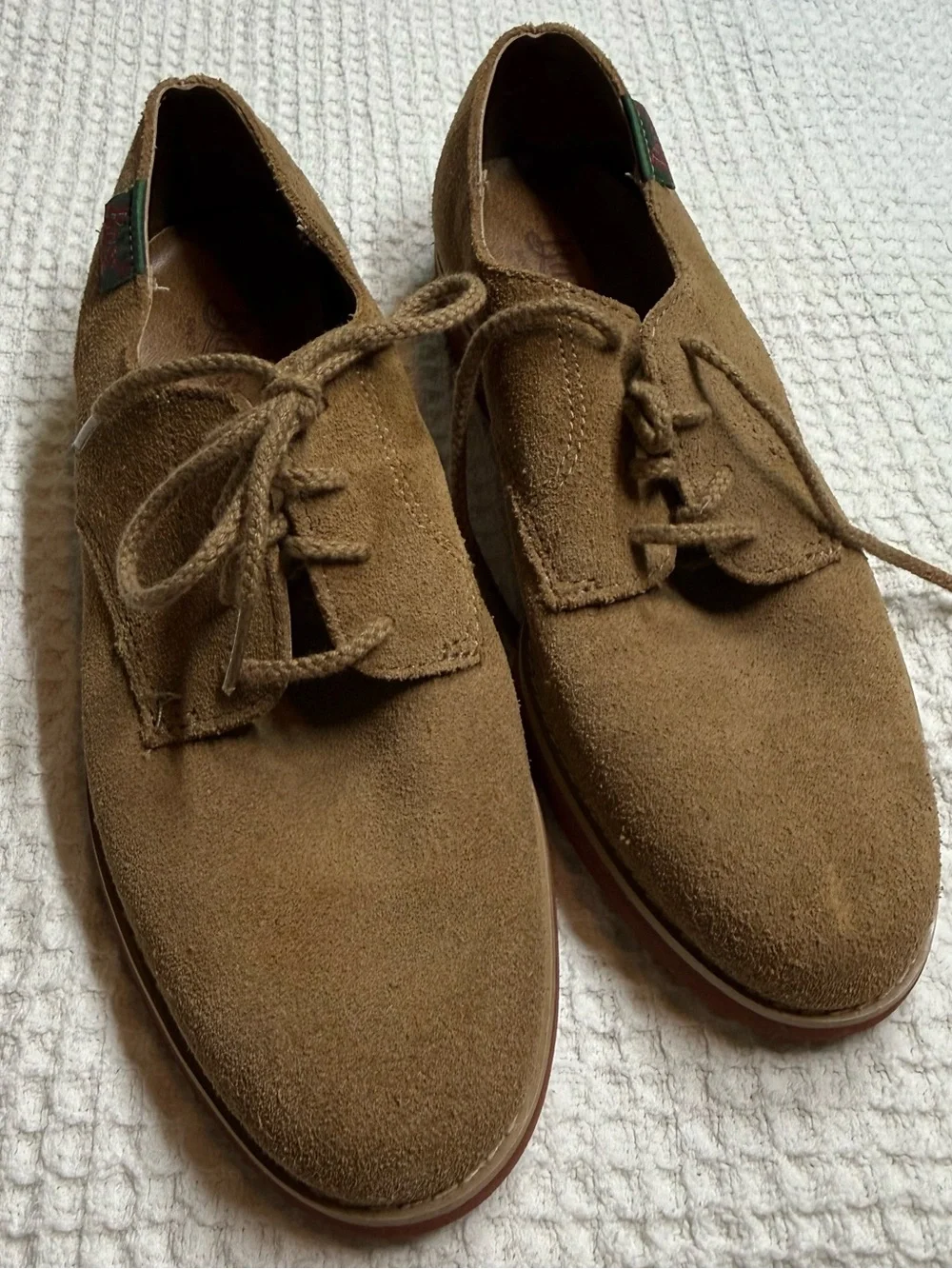 Boys  Suede Oxford Shoes in Brown - Classic Lace-Up